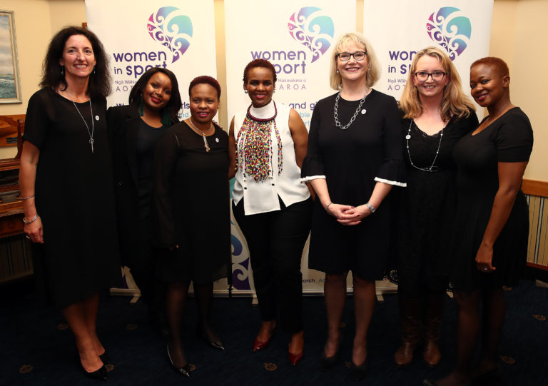 During the International Working Group on Women and Sport Secretariat and Conference at Royal New Zealand Yacht Squadron on September 17, 2018 in Auckland, New Zealand. (Photo by Fiona Goodall/Getty Images).